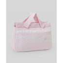 Paz Rodriguez - Woven Bag Torres, Chalk Pink/White Image 1