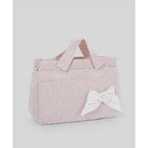 Paz Rodriguez Woven Diaper Bag Elisa (26X13x23h), Misty Pink Image 1