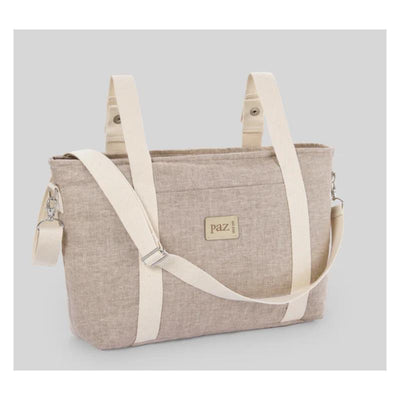 Paz Rodriguez Woven Waterproof Diaper Bag Linaza, Natural Image 1