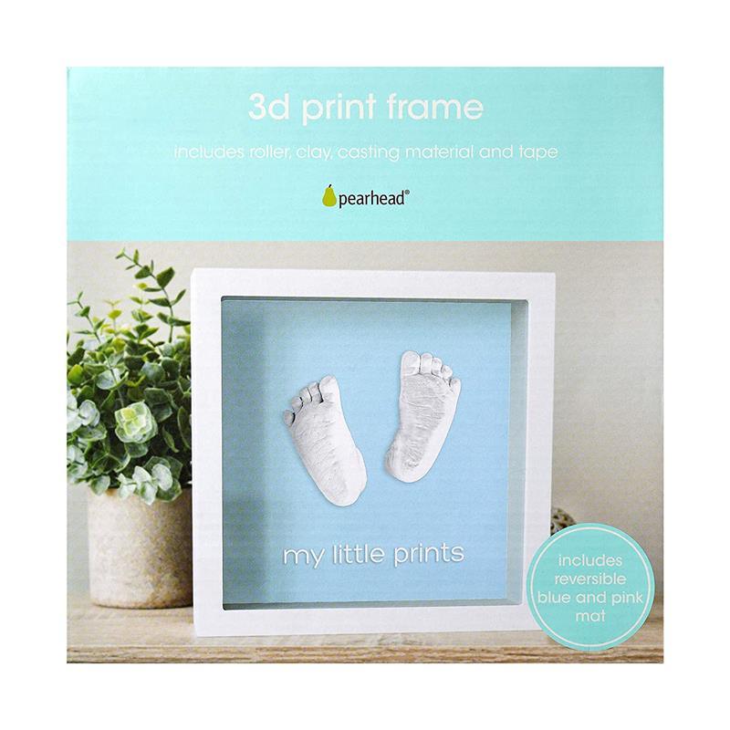 Pearhead 3D Baby Hand Or Foot Print Frame And Impression Kit, Girl or Boy Keepsake Image 11