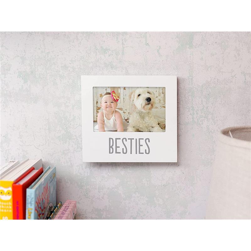 Pearhead - Baby and Friend Besties Frame, White 4x6 Image 2
