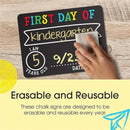 Pearhead Baby - First and Last Day Chalkboard Signs, Reusable And Erasable Chalkboard Image 5