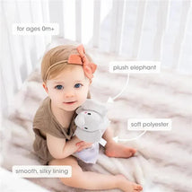 Pearhead Gray Elephant Security Blanket Lovey Image 2