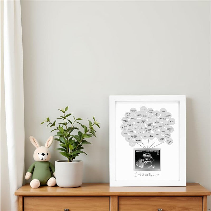 Pearhead Baby Shower Guest Sonogram Frame Image 7