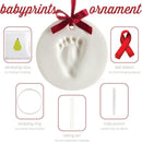 Pearhead - Pearhead Babyprints Christmas Ornament, Easy No-Bake DIY Clay Impression Image 2