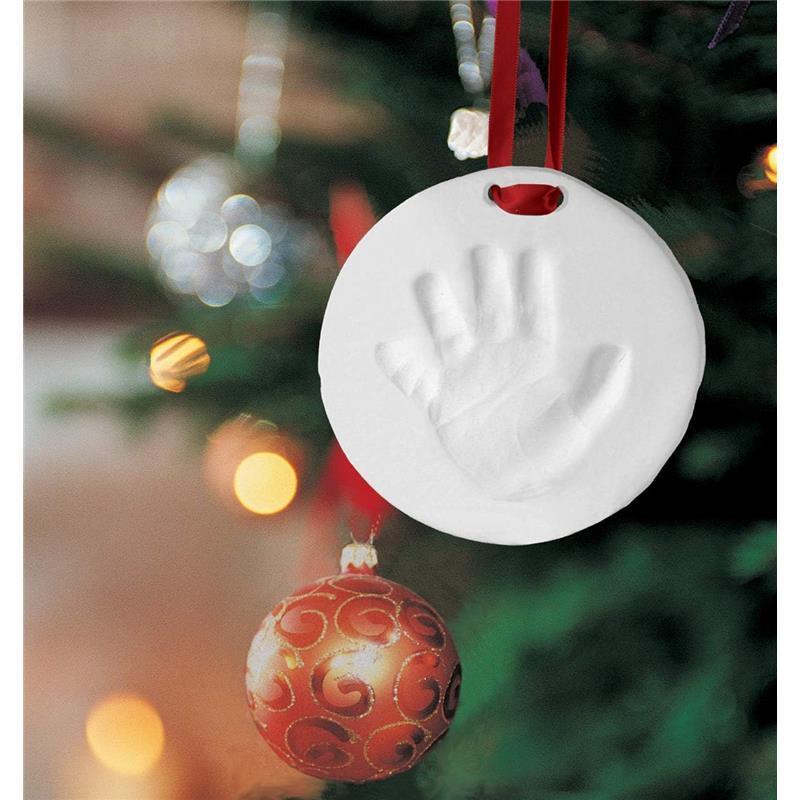 Pearhead - Pearhead Babyprints Christmas Ornament, Easy No-Bake DIY Clay Impression Image 3