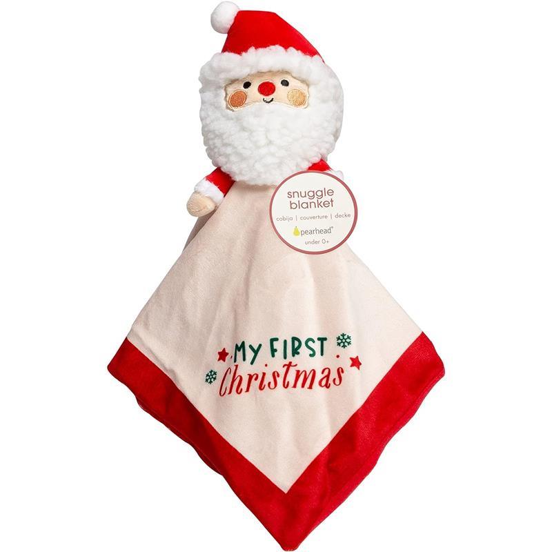 Pearhead - Baby's First Christmas Security Blanket, Holiday Lovey Image 1