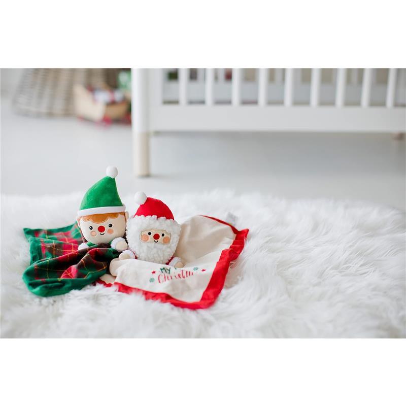 Pearhead - Baby's First Christmas Security Blanket, Holiday Lovey Image 4