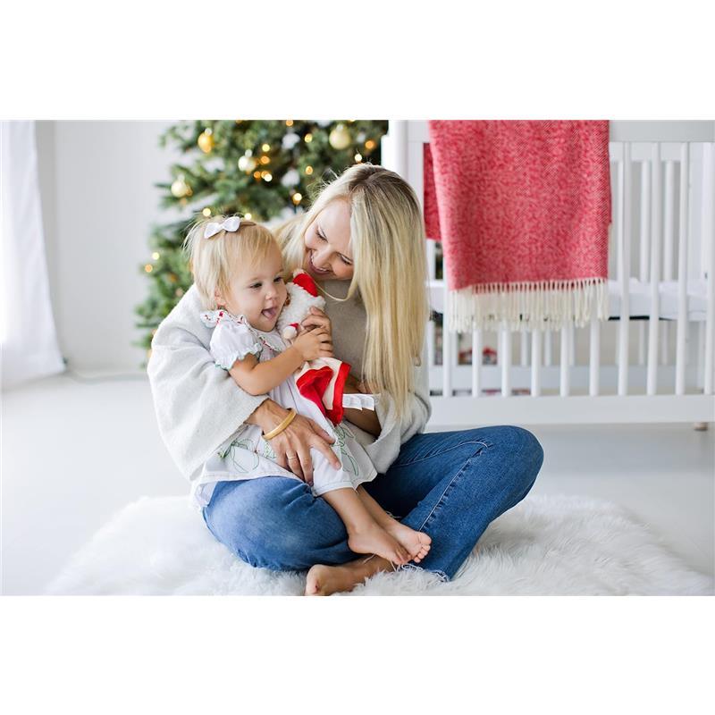 Pearhead - Baby's First Christmas Security Blanket, Holiday Lovey Image 8