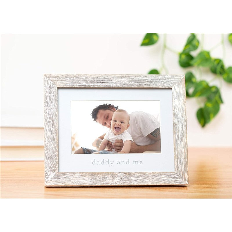 Pearhead Daddy and Me Sentiment Frame - Rustic White Image 2