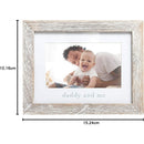 Pearhead Daddy and Me Sentiment Frame - Rustic White Image 7