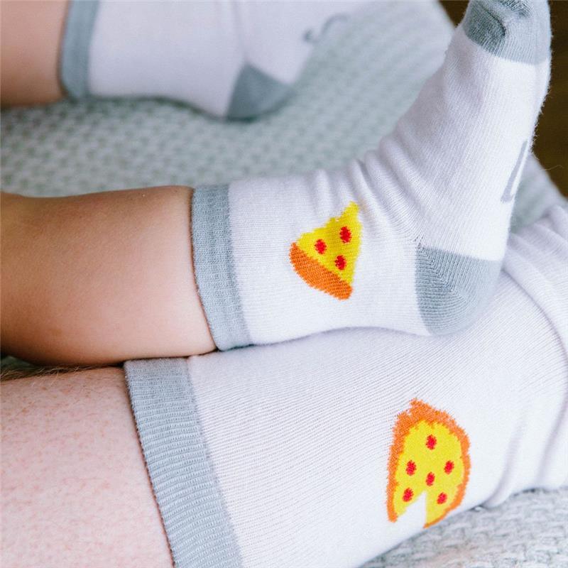 Pearhead Daddy & Me Matching Pizza Sock Set Image 15