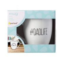 Pearhead '#Dadlife' Ceramic Coffee Mug, White Image 2