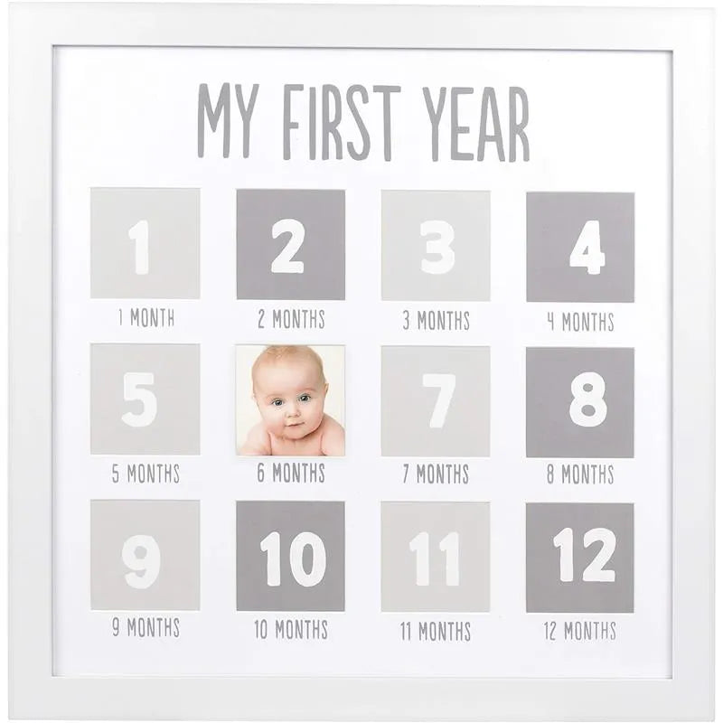 Pearhead - First Year Baby Photo Frame, White Image 4