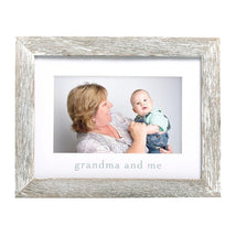 Pearhead Grandma And Me Frame, Grandmother Gift, Rustic Frame Me & Grandma Gift Image 1