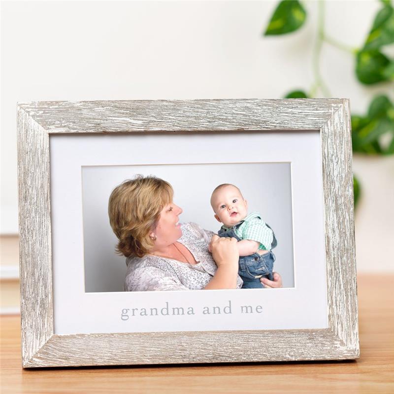 Pearhead Grandma And Me Frame, Grandmother Gift, Rustic Frame Me & Grandma Gift Image 3