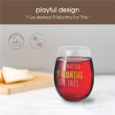 Pearhead I've Waited 9 Months for This Motherhood Wine Glass Image 2