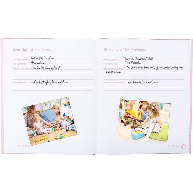 Pearhead - Linen Baby Memory Book and Clean-Touch Ink Pad Image 3