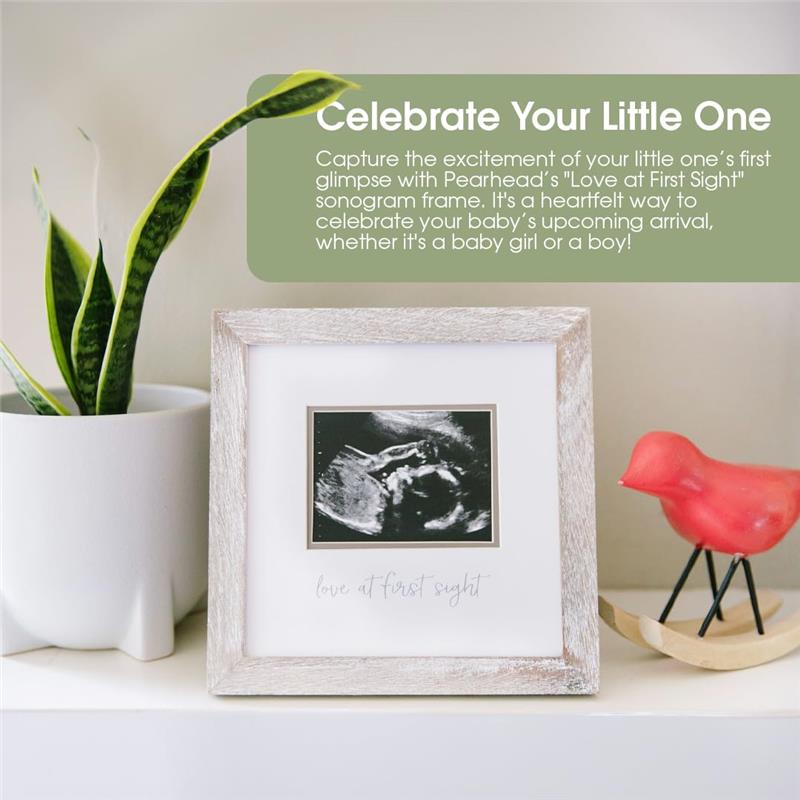 Pearhead - Love at First Sight Sonogram Picture Frame, Gender Neutral Image 3
