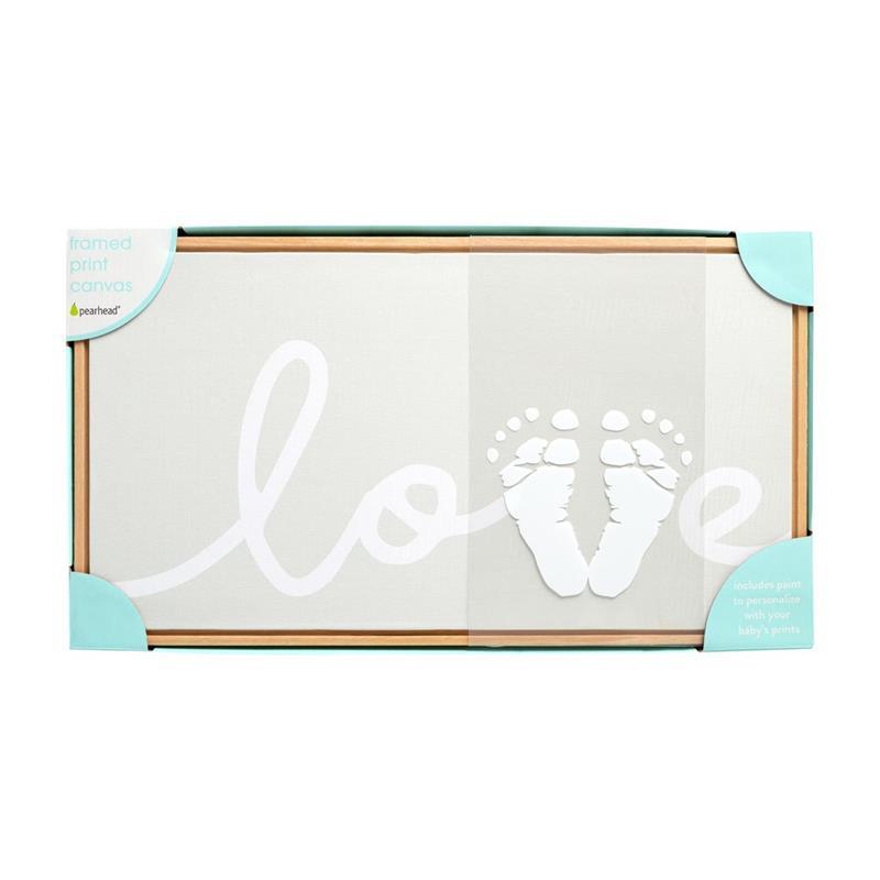 Pearhead - Love Framed Print Canvas And Paint Set Image 1