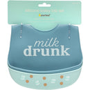 Pearhead Milk Drunk Silicone Baby Bib Set of 2 Image 6