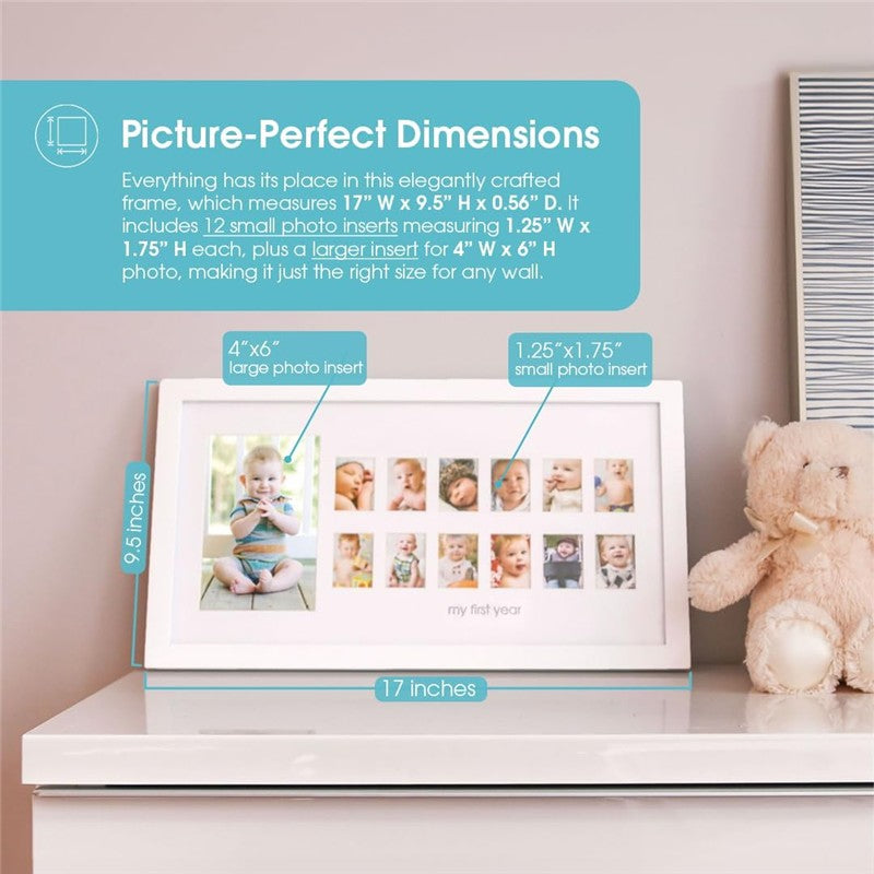 Pearhead Photo Moments First Year Keepsake Frame Image 2