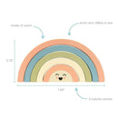 Pearhead - Pearhead Wooden Rainbow Stacking Toy, Baby and Toddler Montessori Toy Ages 1+ Years Image 7