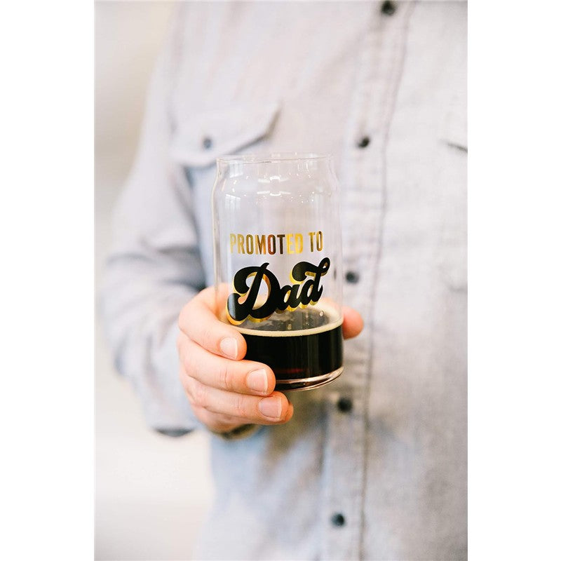 Pearhead Promoted to Dad Beer Glass Image 2