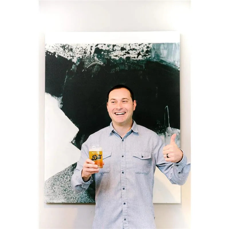 Pearhead - Promoted To Dad Beer Glass, Father's Day Gift Image 5