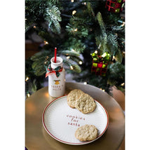 Pearhead - Santa Cookie Set, Cookies and Milk Christmas Décor, Cookie Plate Set for Santa Image 2