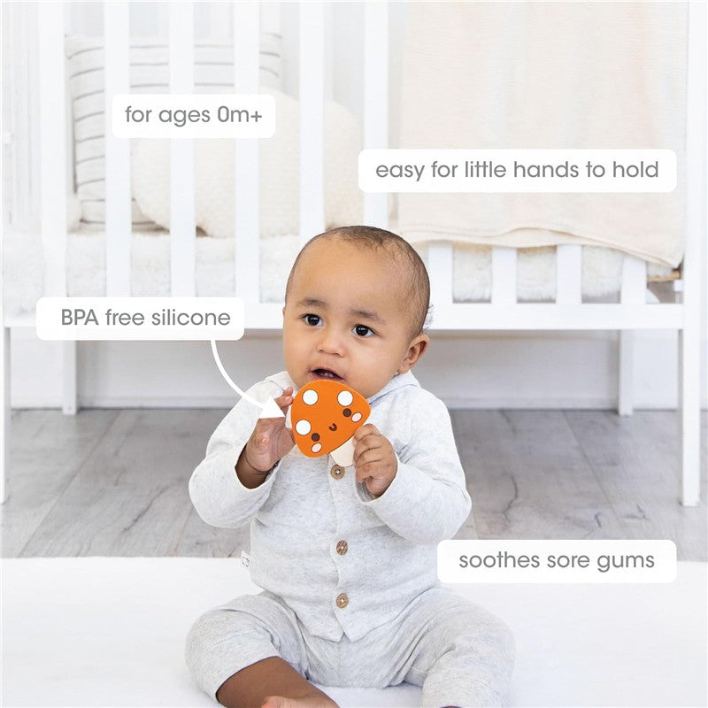 Pearhead Mushroom Silicone Teether Image 2