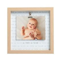Pearhead - So Little So Loved Sentiment Clip Frame - Wood Image 1