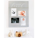 Pearhead - So Loved Collage Frame And Clean-Touch Ink, Distressed Gray Image 3