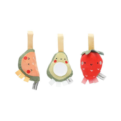 Pearhead - Stroller Toy Set Of 3, Fruit Image 1