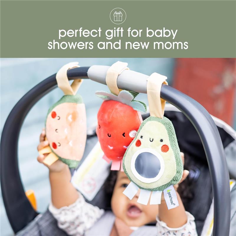 Pearhead - Stroller Toy Set Of 3, Fruit Image 2
