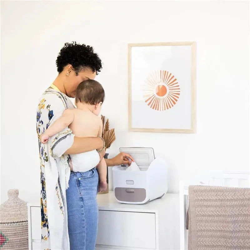Pearhead Ubbi Portable Diaper Caddy and Changing Mat, Diaper Storage