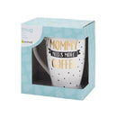 Pearhead White,Black & Gold Mommy Needs Coffee Mug Image 7