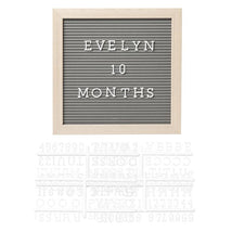 Pearhead - Wooden Letterboard Set, Gray Image 2