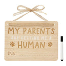 Pearhead - Wooden Pet Pregnancy Announcement Sign Image 5