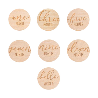 Pearhead Wooden Reversible Milestone Photo Prop Image 1