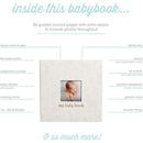 Pearhead Deer Print Square Baby Book, Memory Book Image 3