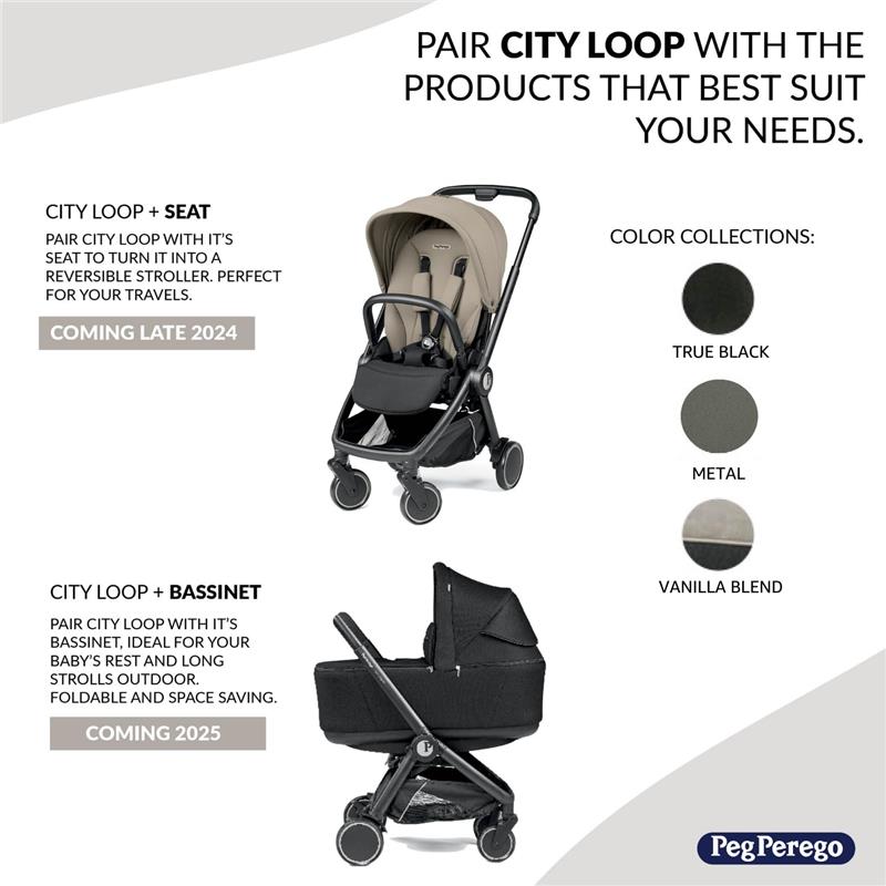 car seat & stroller combo PEG Perego City Loop Chassis + Urban Mobility Infant Car Seat Combo