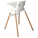Peg-Perego Poke High Chair, Polar (White & Gold)  Image 4