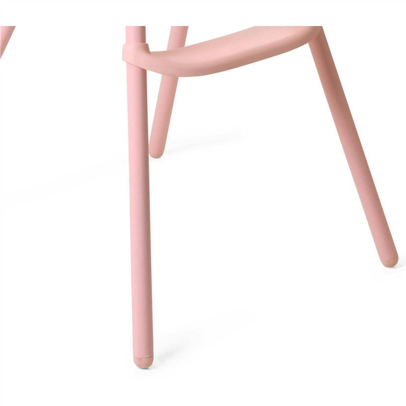 Companion seat for the Ypsi stroller in soft pink, featuring a minimalist design and sturdy legs.
