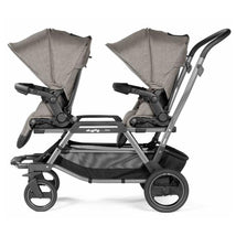 Peg Perego - Duette Piroet Double Stroller With Seats & Chassis Included, City Grey Image 2