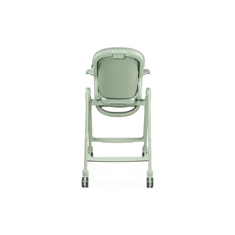 peg perego high chair cleaning Peg Perego Living, Grow with Baby Folding High Chair & Recliner, Height Adjustable, Quick Clean & Easy Push Wheels for Babies & Toddlers, Made in I