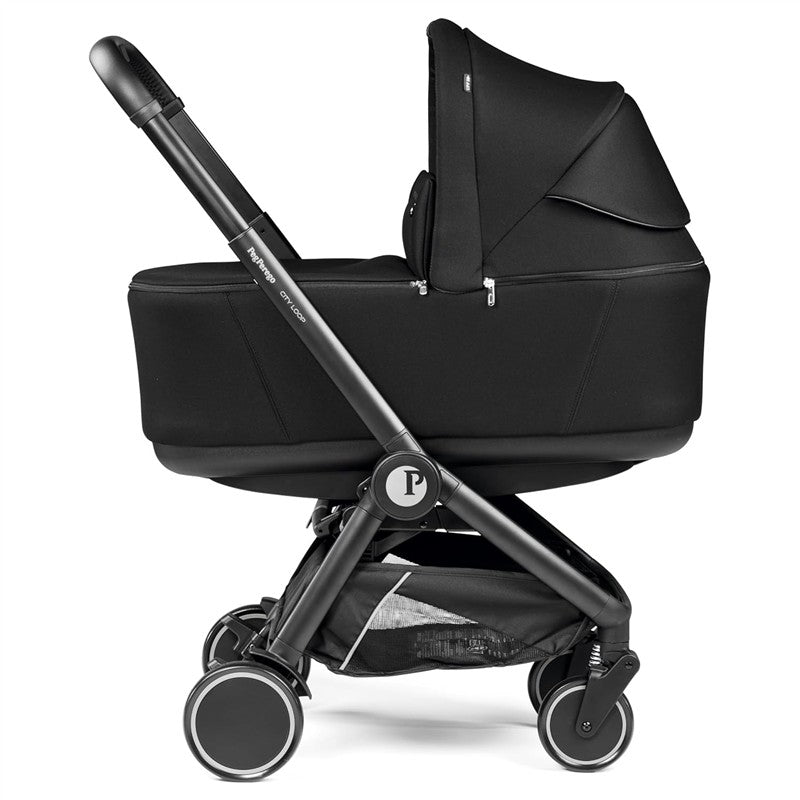 Peg-Perego - Pop Up Bassinet with Stand by Me for City Loop, True Black (Black) Image 8