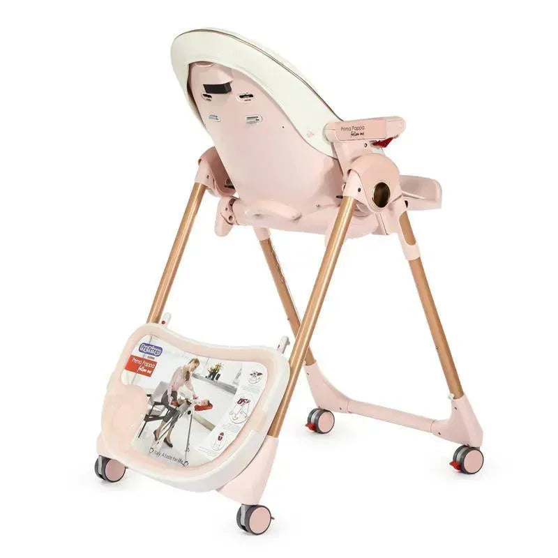 Peg-Perego Prima Pappa Zero High Chair, Mon Amour (Rose Gold)