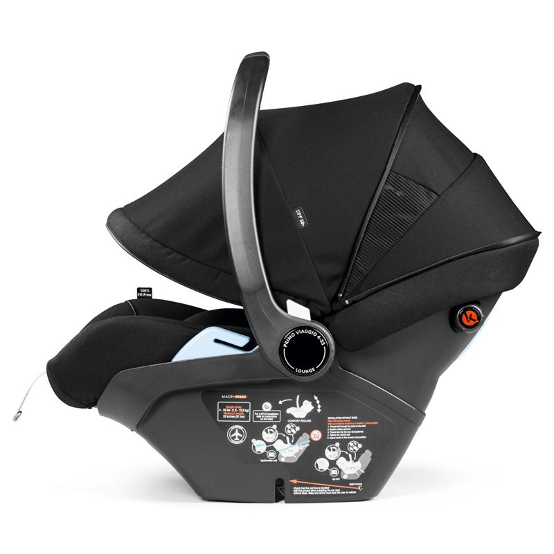 Peg Perego - Primo Viaggio 4-35 Lounge Infant Car Seat, True Black Image 5
