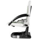 Peg Rialto Booster High Chair in Licorice, featuring a sleek design with safety straps and a modern color palette.